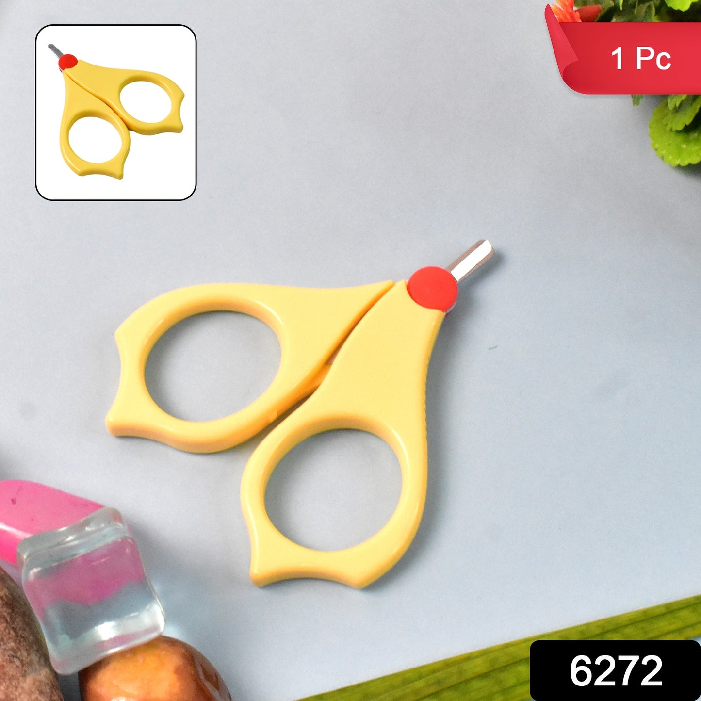 Baby Safety Nail Cutter Scissors For Safe Nail Clipping (1 Pc)