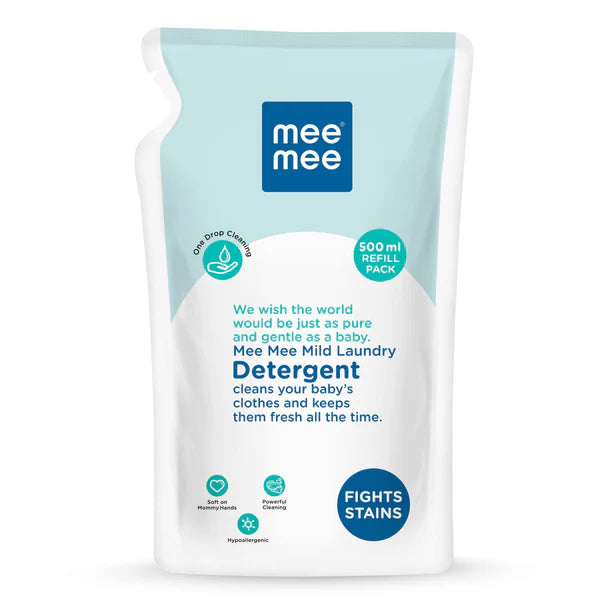 Mee Mee Mild Baby Liquid Laundry Detergent (500 ML - Refill Pack)