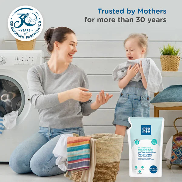 Mee Mee Mild Baby Liquid Laundry Detergent (500 ML - Refill Pack)