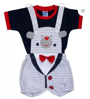 Dungaree For Baby Boys & Baby Girls Party Applique Pure Cotton  (Dark Blue, Pack of 1)P-60