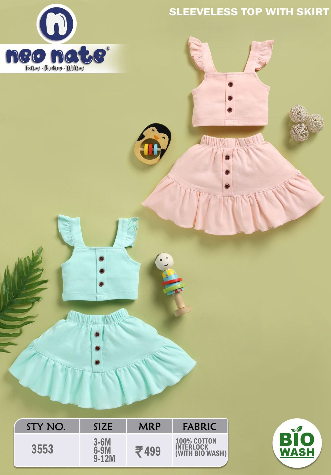 Neonate Party Wear- 3553