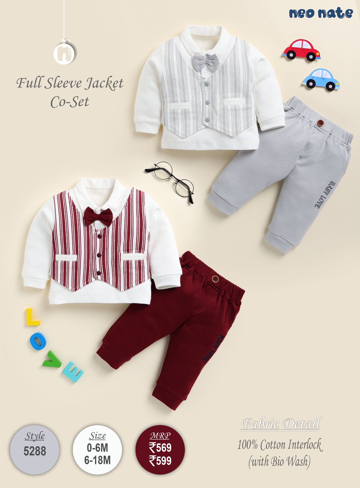 Neonate Boys Partywear Dress