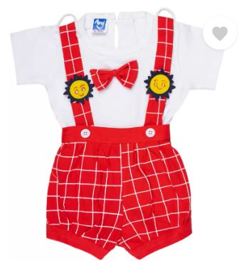 Dungaree For Baby Boys & Baby Girls Casual Striped Pure Cotton-P53