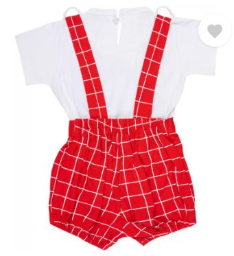 Dungaree For Baby Boys & Baby Girls Casual Striped Pure Cotton-P53